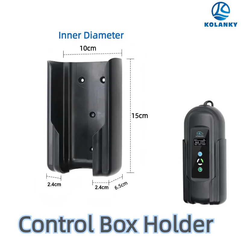 Tesla Soporte de caja de Control de Cochegador de vehículo eléctrico, soporte de enchufe de Cochega EV, soporte de caja de pared, fácil de instalar