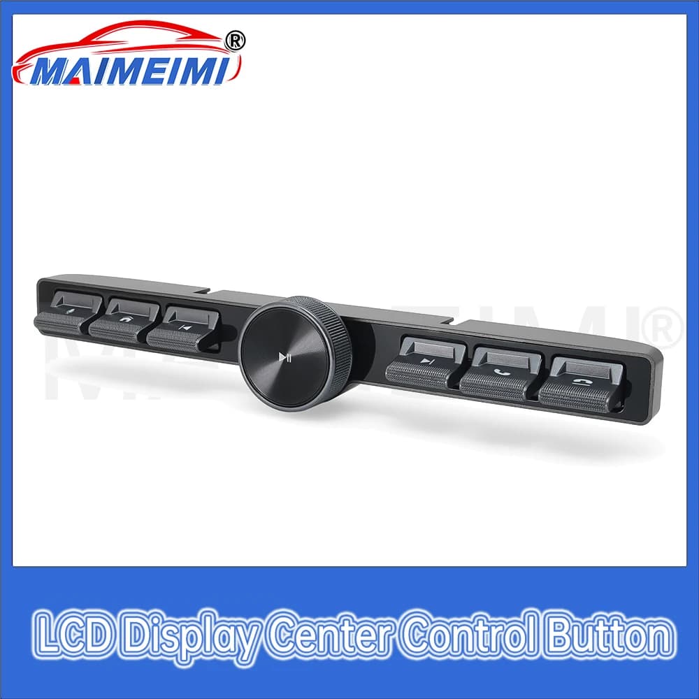 Tesla Conexión inalámbrica de 2,4G, retroiluminación LED de 7 teclas, control inteligente para fiestas, ajuste de volumen, pantalla LCD, botón de Control central