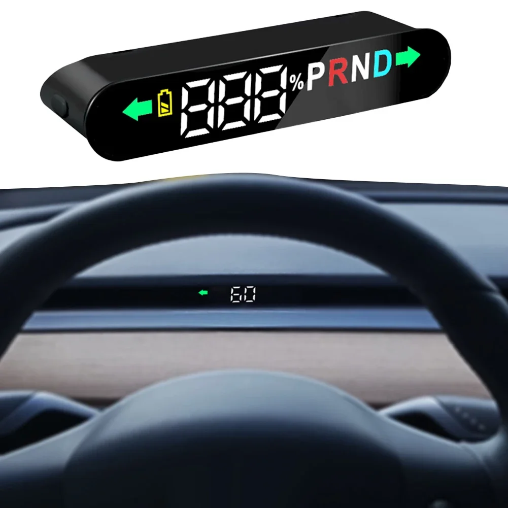 Pantalla frontal HUD para Tesla Model 3 Model Y, velocímetro de pantalla frontal dedicado para accesorios de coche Tesla Model 3
