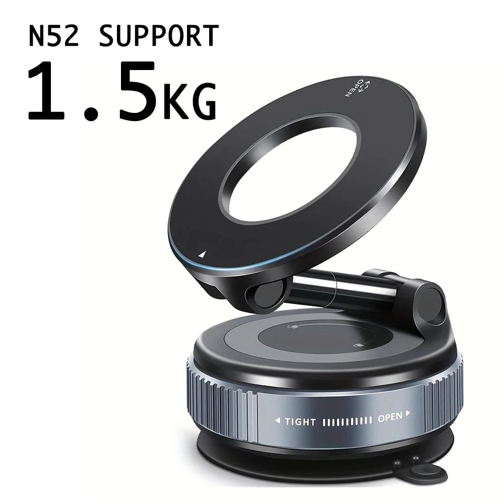 Soporte para teléfono de coche Magsafe para IPhone 14, 15 16, Android, ventosa automática, soporte para teléfono móvil para teléfonos con montaje Tesla