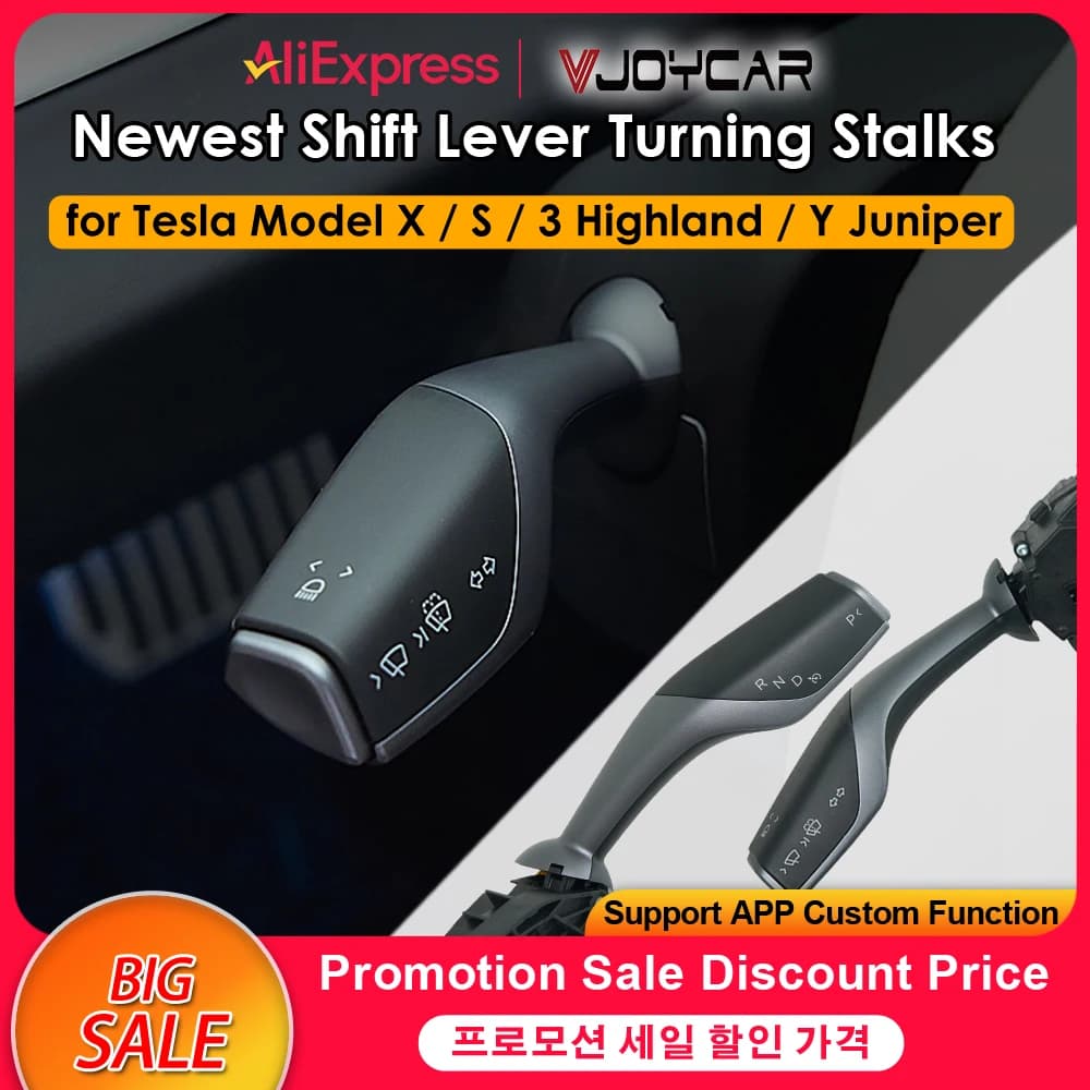 Palanca de cambio de marchas para Tesla Model S X, Kit de agarre de cambio físico para modelo 3, mango indicador de estacionamiento giratorio