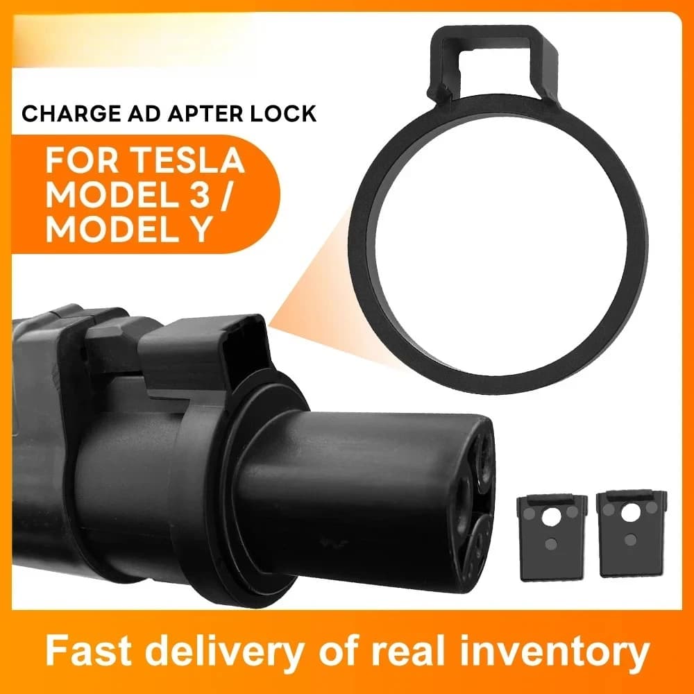 Adaptador de Cochega con bloqueo de seguridad para Tipo 1 J1772 a Tesla Model X Y 3 2021 2022 2023, accesorios para coche Tesla EVSE