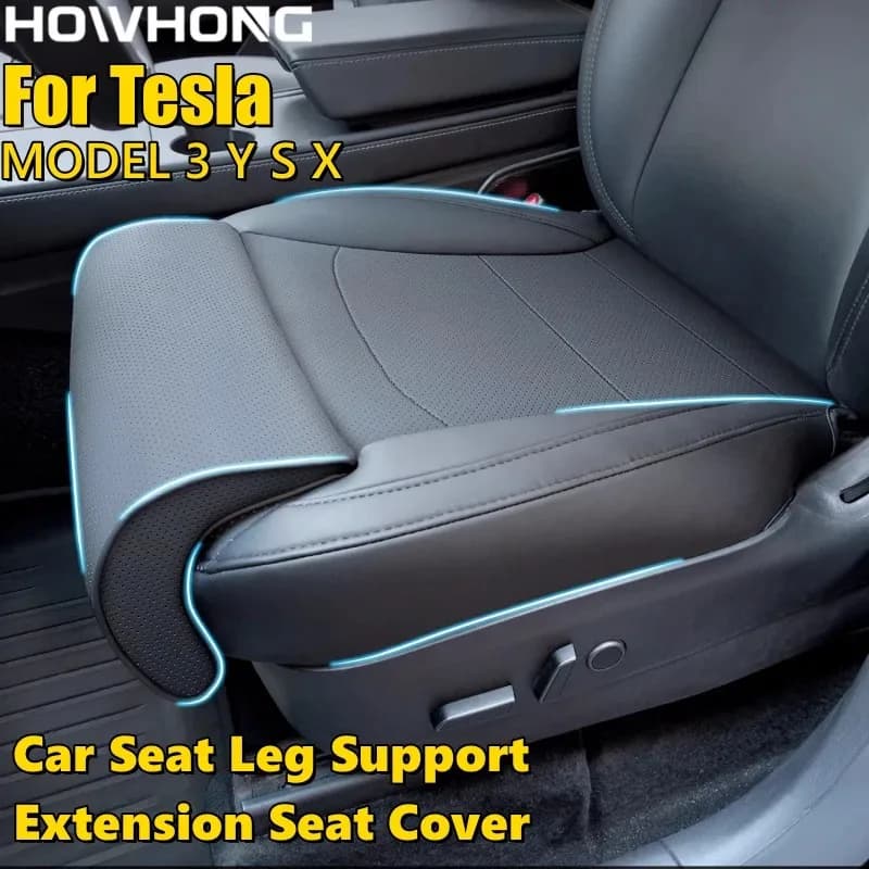 Para Tesla Model 3 Y S X, Nueva Funda Extensora de Asiento con Soporte para Piernas Y Juniper, Cojín Extensor de Espuma Viscoelástica, Accesorios Interiores para Automóvil