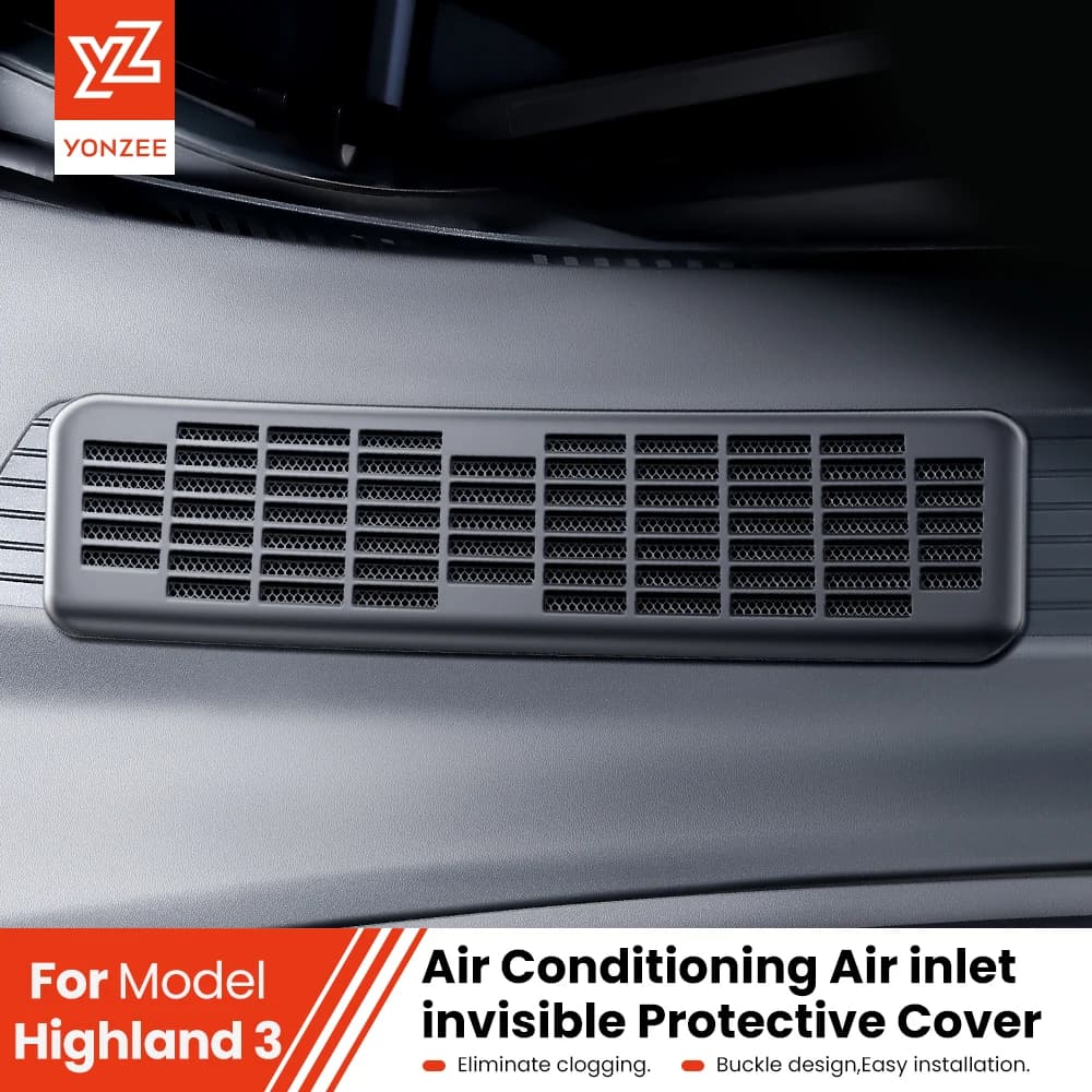 YZ Para Tesla Model 3/Y/YL Highland Juniper, Red Protectora Contra Insectos para la Entrada de Aire Acondicionado del Maletero Delantero, Cubierta Protectora