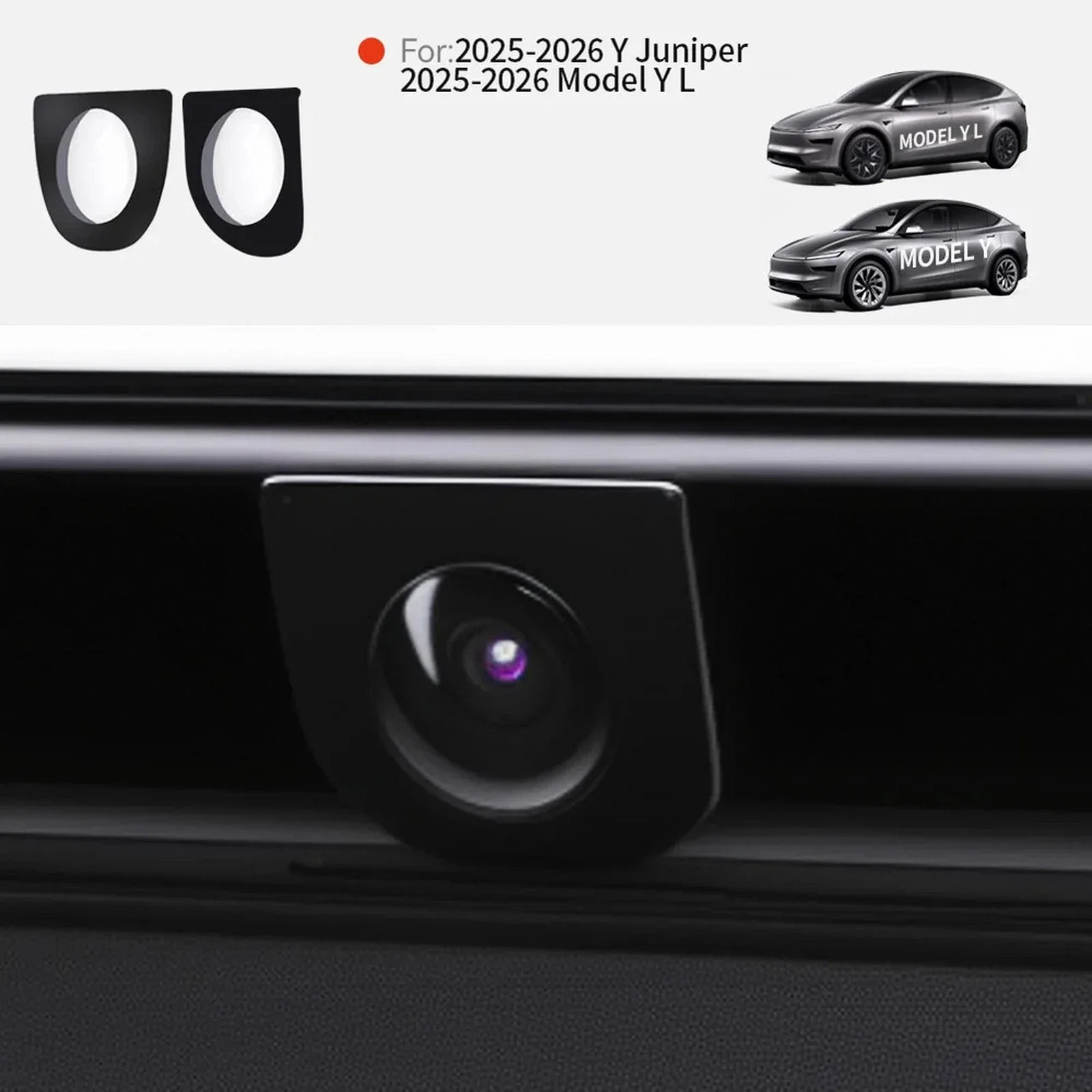 Protección de Cámara Frontal para Tesla Model Y Juniper 2025, Accesorio Anticolisión para Automóvil, Producto Automotriz Interesante