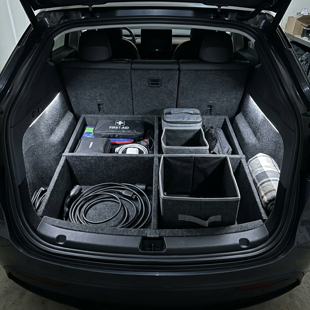 ¿Qué Organizadores de Maletero Tesla Model 3 y Model Y Evitan Ruidos?